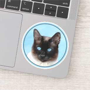 Kattmålning, originalkonst av djur klistermärken