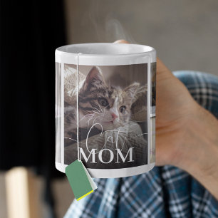 Kattmamma 5 Fotosammanställning Kaffemugg