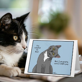Kattmamma Adoption Kort