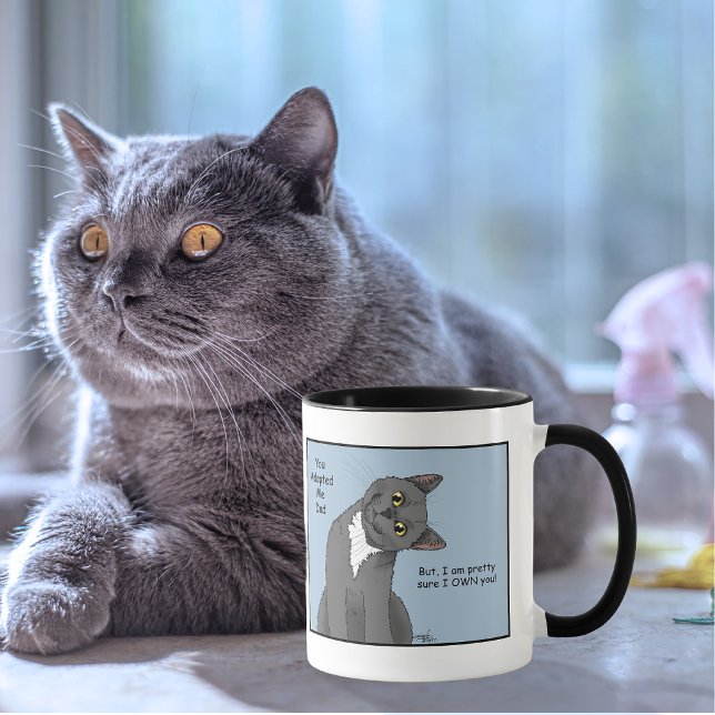 Kattmamma-adoption Mugg (Skapare uppladdad)