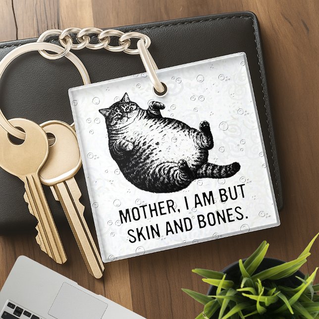 Kattmamma är jag men bara skinn och ben för kattäl (Front & Back (Same image))
