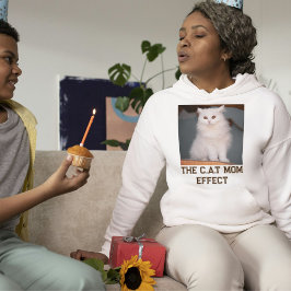 Kattmamma Ash Och Anpassad Brun Text Anpassad Husd T Shirt