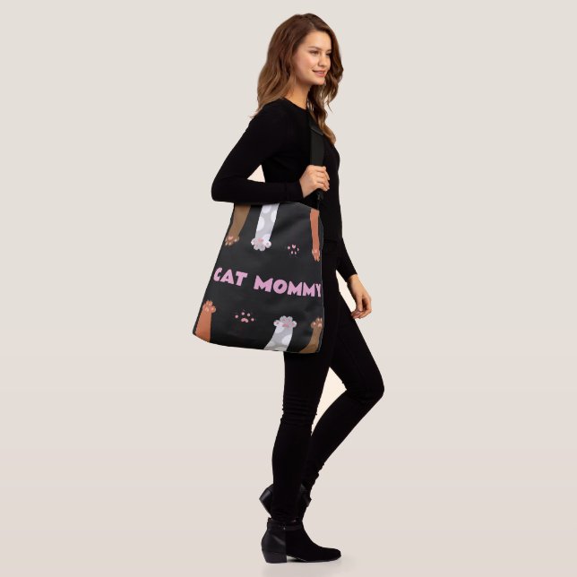 Kattmamma Axelväska (På modell)
