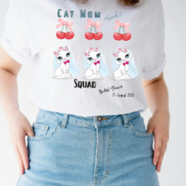 Kattmamma Brudgäng Brudkväll Systerpröjs Möhippa T Shirt