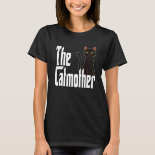 Kattmamma Den galna kattmamman Crazy Cat Mom Mama T Shirt