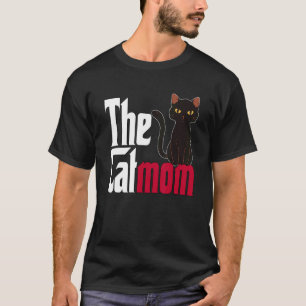 Kattmamma Den galna kattmamman Crazy Cat Mom Mama_ T Shirt