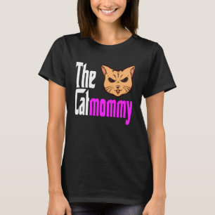 Kattmamma Den kattmodiga Galna kattmamma Kattmamma T Shirt