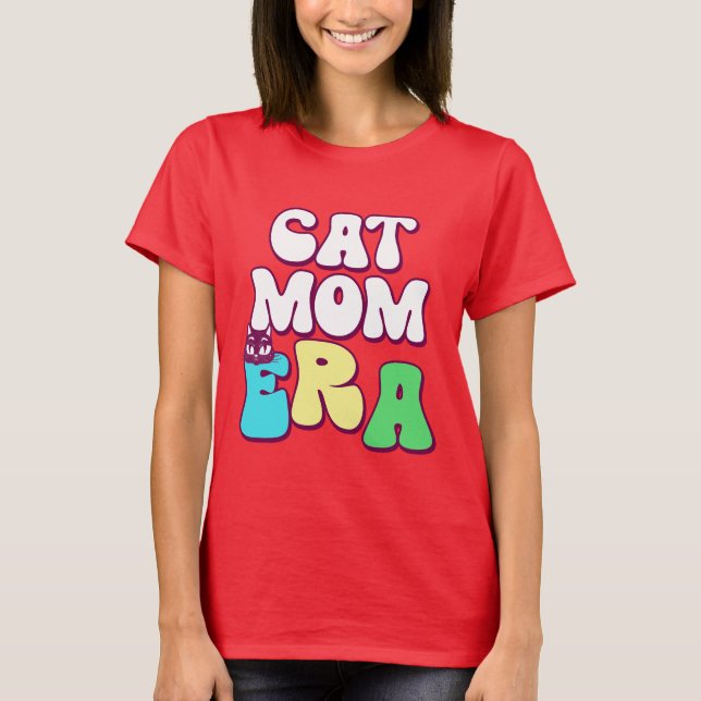 Kattmamma-eran T Shirt (Framsida)