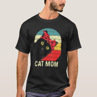 Kattmamma för katt mors dag katt mamma t shirt