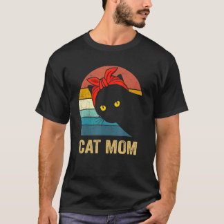 Kattmamma för kattens mors dag t shirt