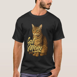 Kattmamma för Kvinnor husdjur Katter Mamma Flickor T Shirt