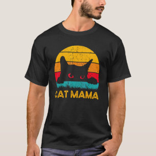 Kattmamma Glad mors dag för kattfamilj Matchande T Shirt