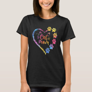 Kattmamma Hjärtat En Tacksam Lärare Sjuksköterska T Shirt