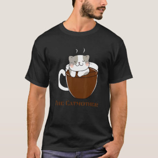 Kattmamma Kattmodern Galen Kaffe Kattmamma Katt T Shirt