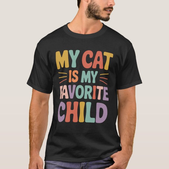 Kattmamma Kattpappa T Shirt (Framsida)