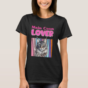 Kattmamma MAINE COON-ÄLskare Maine Coon-ägare 2 T Shirt