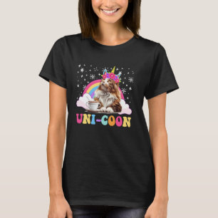 Kattmamma Maine Coon UNI-COON Rolig Main Coon Mamm T Shirt