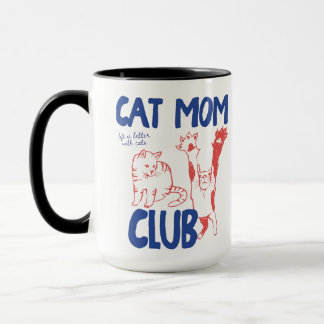 Kattmamma-mugg, Kattmamma , Comfort Colors Mugg