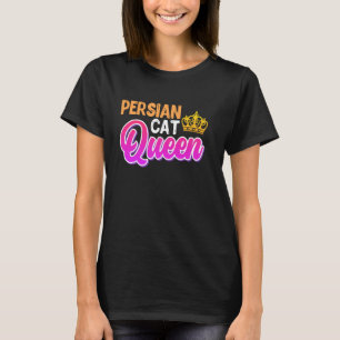 Kattmamma PERSISK KATT Drottning Perserkattsälskar T Shirt