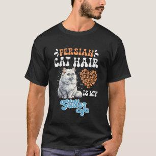 Kattmamma PERSISK KATTHÅR ÄR MIN STIL Rolig perser T Shirt