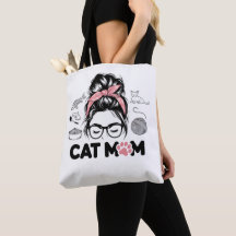 "Kattmamma" Rolig Söt Kattälskare Kvinnor