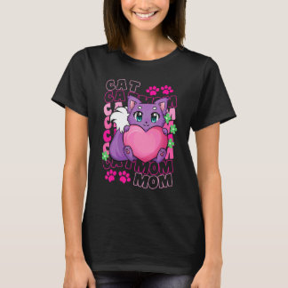 Kattmamma Söt katt Tass Kattunge   Purrfekt Adopti T Shirt