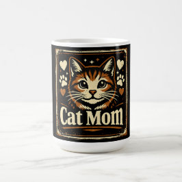 Kattmamma – Stolt kattmamma kärlek Kaffemugg