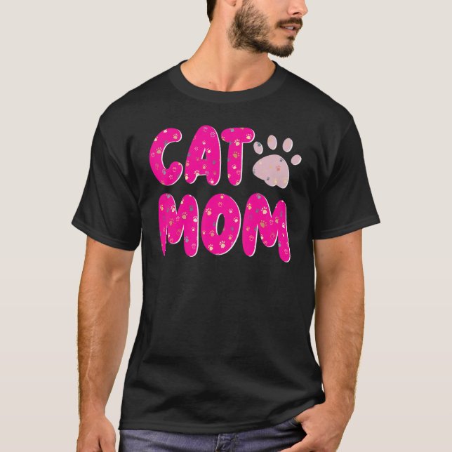 Kattmamma T Shirt (Framsida)