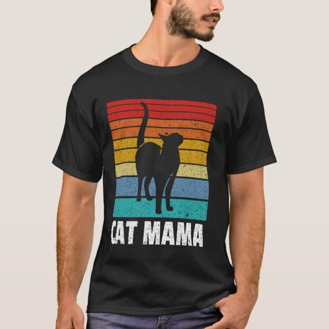 Kattmamma T Shirt (Framsida)