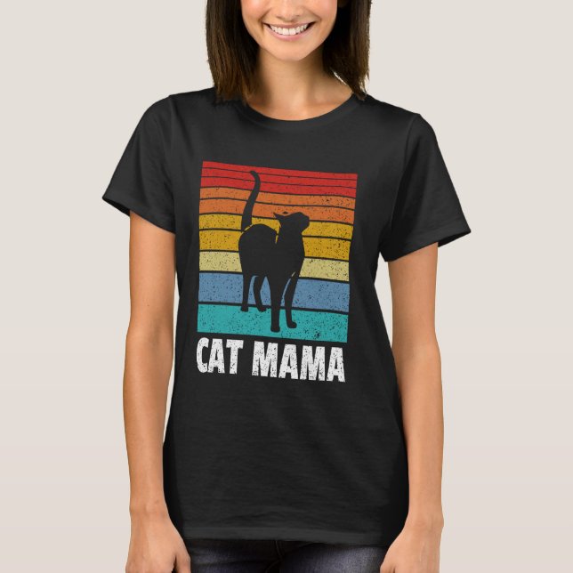 Kattmamma T Shirt (Framsida)