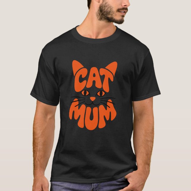 Kattmamma T Shirt (Framsida)