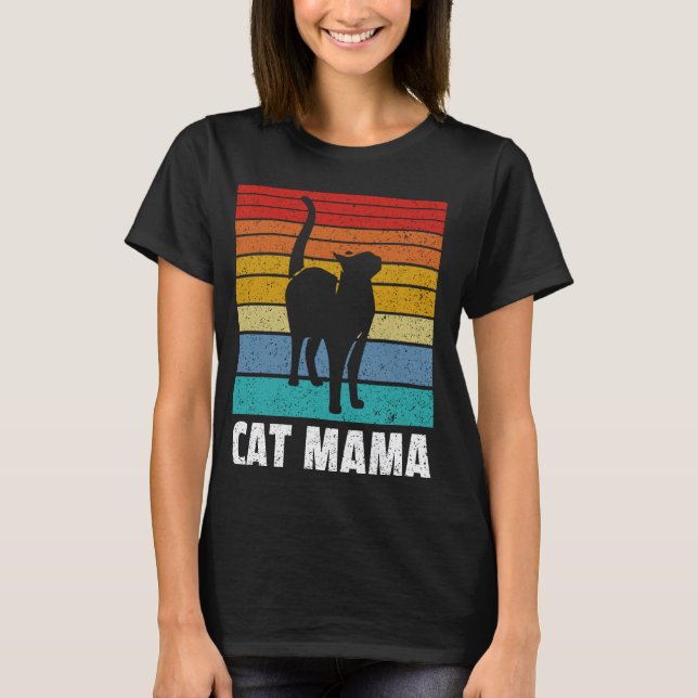 Kattmamma T Shirt (Framsida)