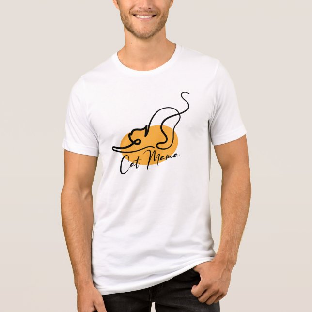 Kattmamma T Shirt (Framsida)