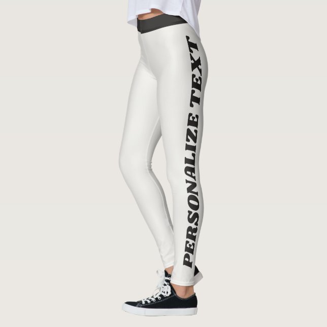 Kattmamma varm neutral kolgrå svart anpassad leggings (Vänster)