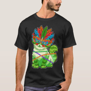 Kattmardi gras Festival Ansikte Mask 2021 I Kärlek T Shirt