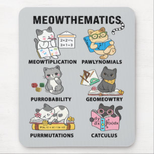 Kattmatik Roliga Katt Matematik Puns För Matematik Musmatta