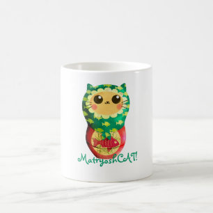 KattMatryoshka docka Kaffemugg