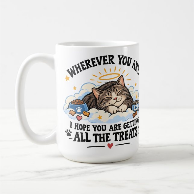 Kattminnesmärke Kaffemugg (Vänster)