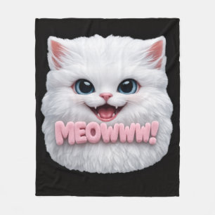 Kattmjäa filta fleecefilt