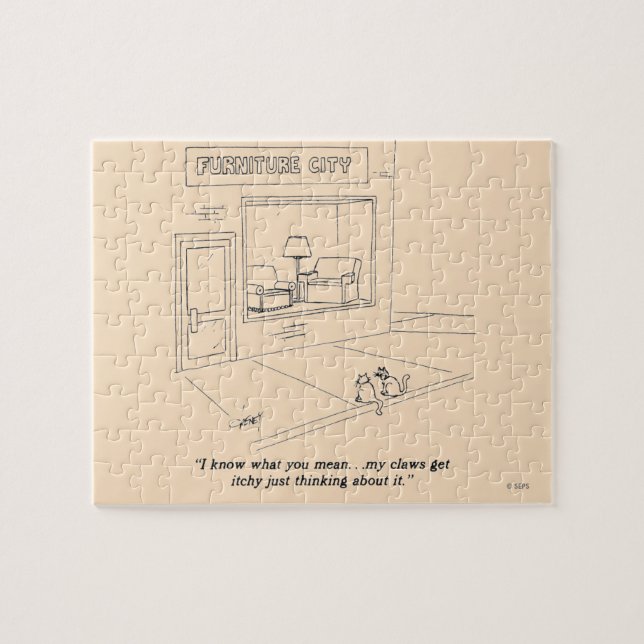 Kattmöbler Pussel (Horisontell)