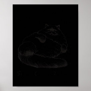 Kattmoder jag är men skinn och ben poster
