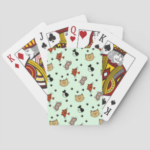 Kattmönster Casinokort