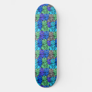 Kattmönster Mini Skateboard Bräda 18,5 Cm