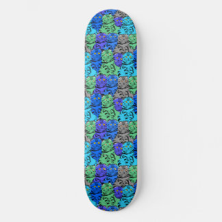 Kattmönster Mini Skateboard Bräda 18,5 Cm