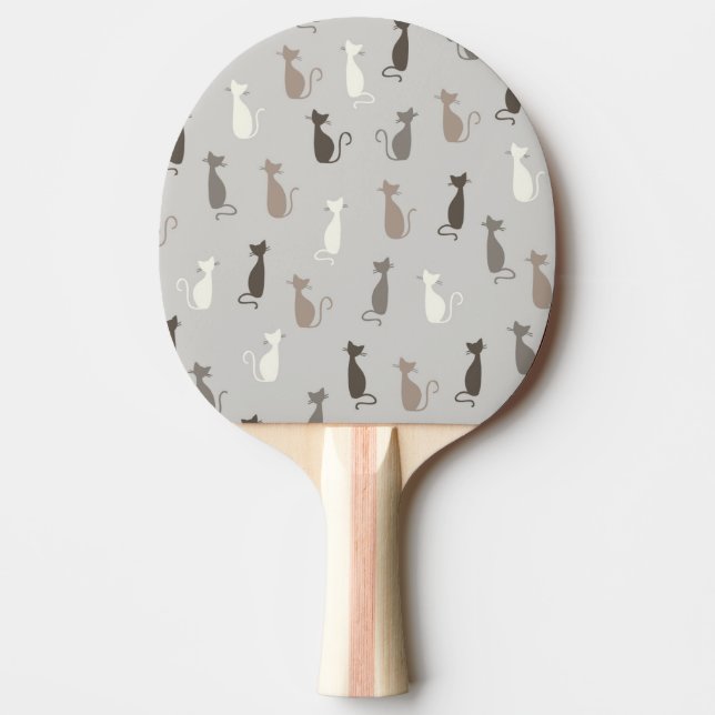 Kattmönster Pingisracket (Framsidan)