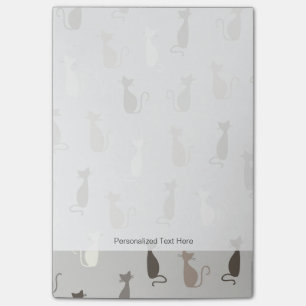 Kattmönster Post-it Block