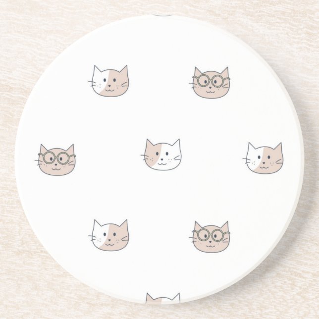Kattmönster Underlägg (Framsidan)
