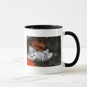 Kattmorsa och kattungemugg mugg
