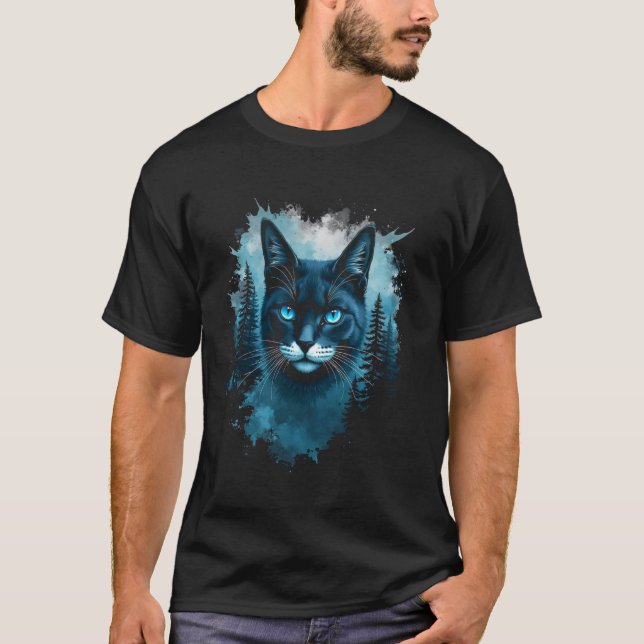 Kattmotiv T Shirt (Framsida)