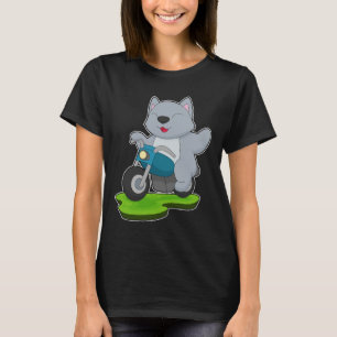 Kattmotorcykel T Shirt